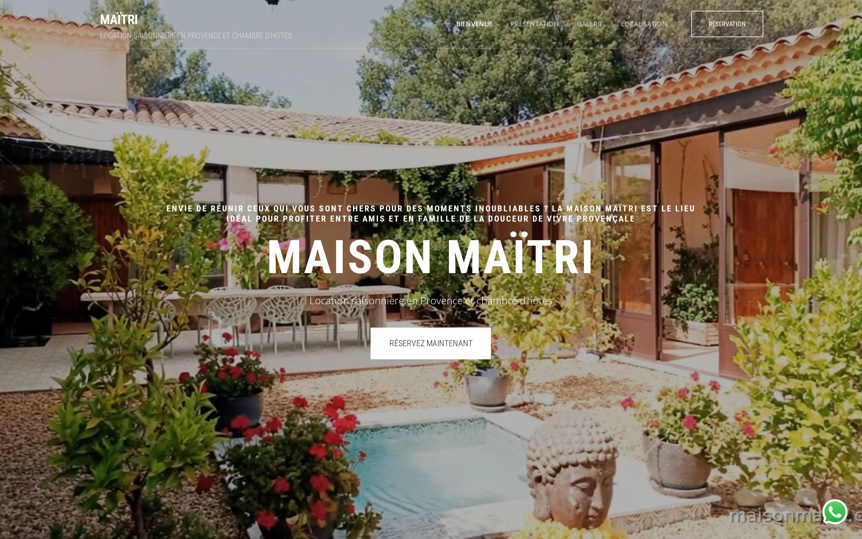 Un site de réservation LocNco en ligne : Maison Maïtri
